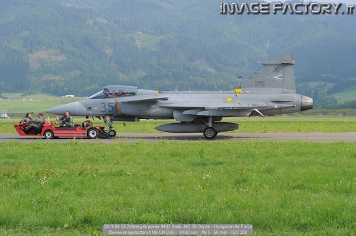 2013-06-28 Zeltweg Airpower 0482 Saab JAS 39 Gripen - Hungarian Air Force